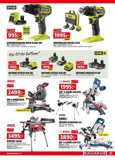 Bauhaus reklamblad i vecka 16 sida 21