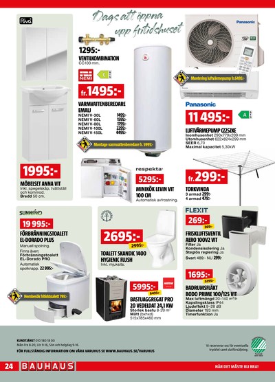 Bauhaus reklamblad i vecka 16 sida 24