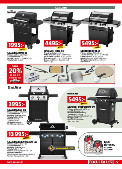 Bauhaus reklamblad i vecka 16 sida 5