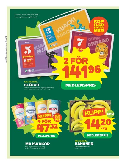 Stora Coop reklamblad i vecka 16 sida 12