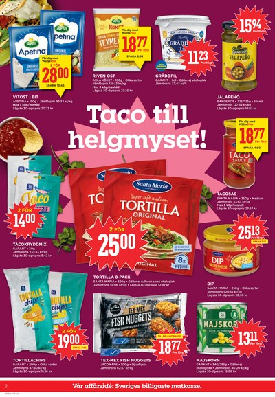 WILLY:S reklamblad i vecka 16 sida 2