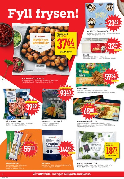 WILLY:S reklamblad i vecka 16 sida 4