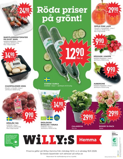 WILLY:S hemma reklamblad i vecka 16 sida 4