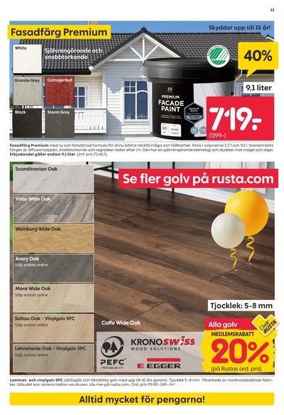 Rusta reklamblad i vecka 16 sida 13