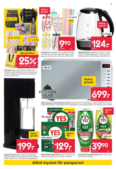 Rusta reklamblad i vecka 16 sida 17