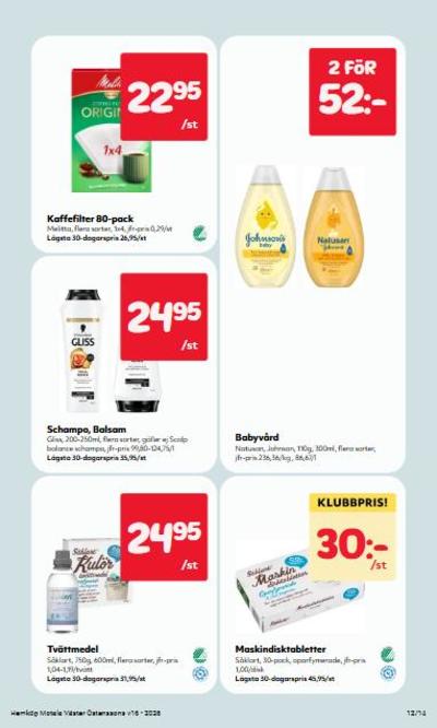 Östenssons reklamblad i vecka 16 sida 12