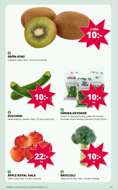 Tempo reklamblad i vecka 16 sida 2