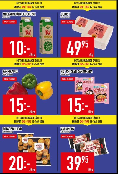 MatDax reklamblad i vecka 16 sida 3