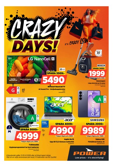 Power reklamblad i vecka 16 sida 1