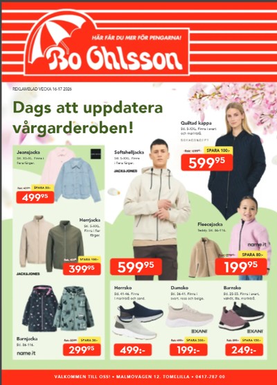 Bo Ohlsson reklamblad i vecka 16 sida 1