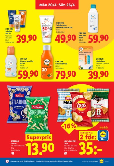 Lidl reklamblad i vecka 17 sida 14