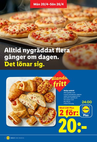 Lidl reklamblad i vecka 17 sida 4