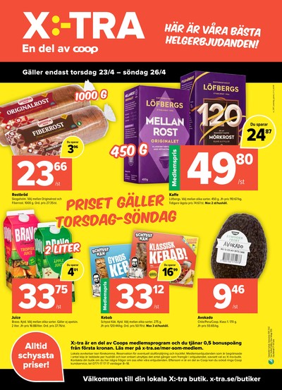 X:-tra reklamblad i vecka 17 sida 4
