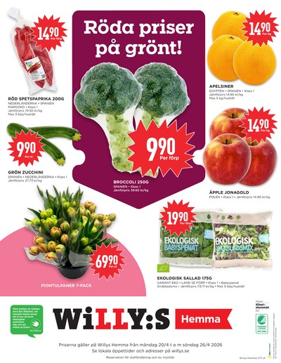 WILLY:S hemma reklamblad i vecka 17 sida 4
