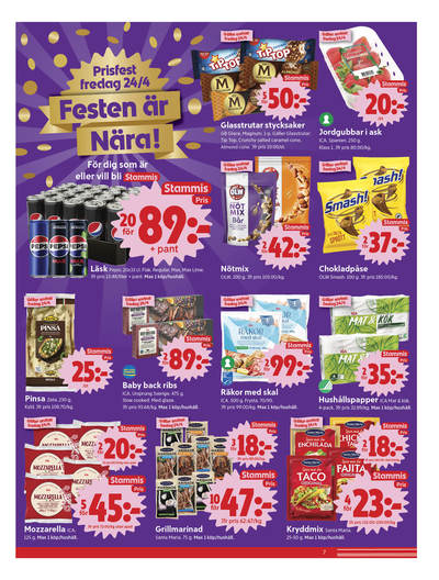 ICA Nära reklamblad i vecka 17 sida 7