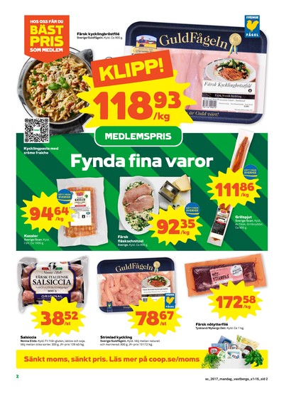 Stora Coop reklamblad i vecka 17 sida 2