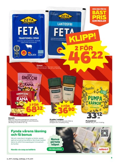 Stora Coop reklamblad i vecka 17 sida 9