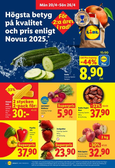 Lidl reklamblad i vecka 17 sida 2