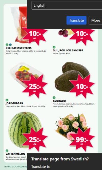 Tempo reklamblad i vecka 17 sida 2