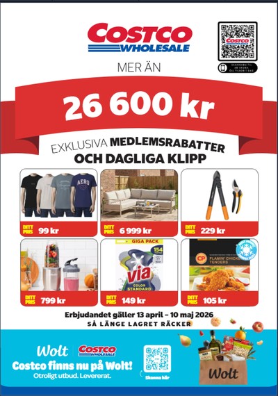 Costco reklamblad i vecka 18 sida 1