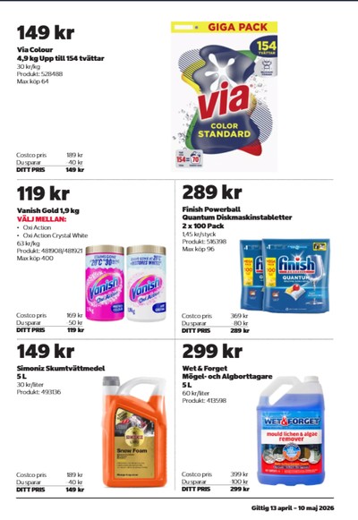 Costco reklamblad i vecka 18 sida 17