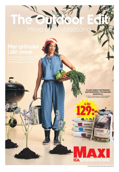 ICA Maxi reklamblad i vecka 18 sida 1
