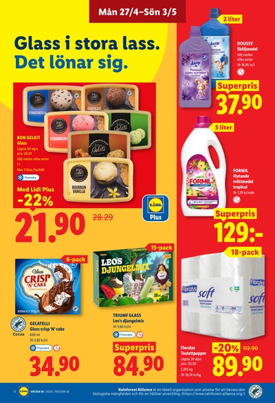 Lidl reklamblad i vecka 18 sida 14