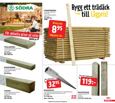 Jem & Fix reklamblad i vecka 18 sida 15