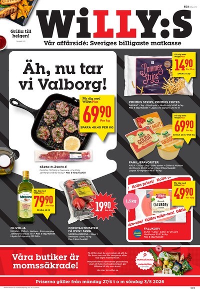 WILLY:S reklamblad i vecka 18 sida 1