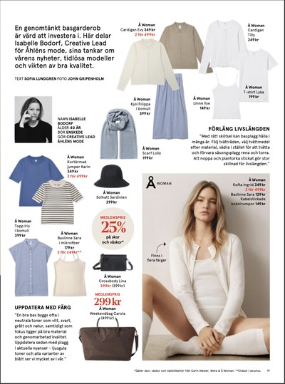 Åhlens reklamblad i vecka 18 sida 19