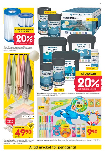 Rusta reklamblad i vecka 18 sida 17