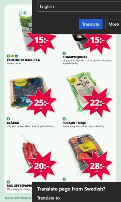 Tempo reklamblad i vecka 18 sida 2