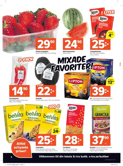 X:-tra reklamblad i vecka 19 sida 2