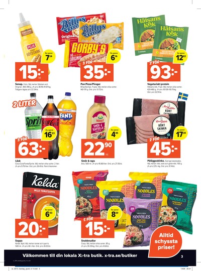 X:-tra reklamblad i vecka 19 sida 3