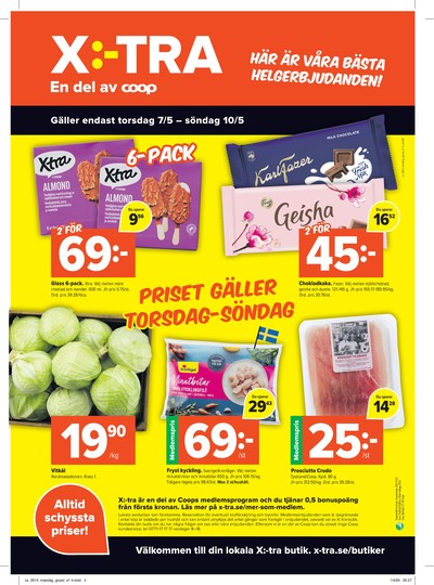 X:-tra reklamblad i vecka 19 sida 4
