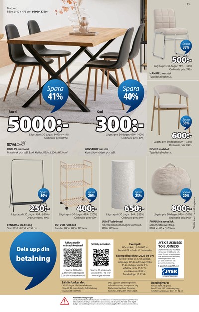 Jysk reklamblad i vecka 19 sida 24