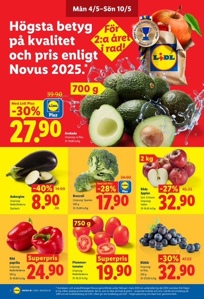 Lidl reklamblad i vecka 19 sida 2
