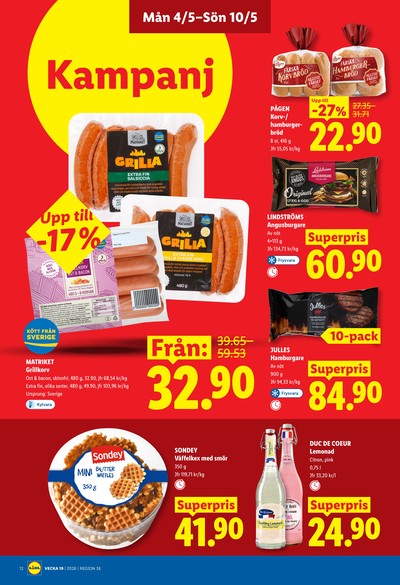 Lidl reklamblad i vecka 19 sida 14