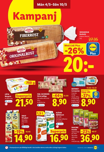 Lidl reklamblad i vecka 19 sida 5