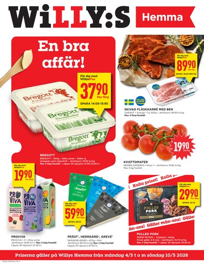 WILLY:S hemma reklamblad i vecka 19 sida 1