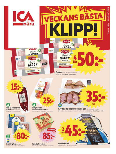 ICA Nära reklamblad i vecka 19 sida 1