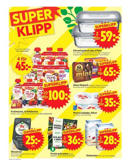 ICA Supermarket reklamblad i vecka 19 sida 2