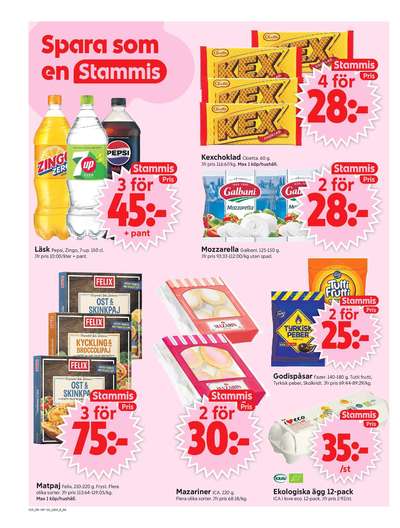 ICA Supermarket reklamblad i vecka 19 sida 8