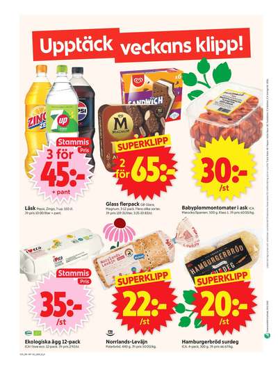ICA Supermarket reklamblad i vecka 19 sida 10