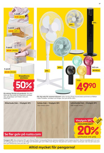 Rusta reklamblad i vecka 19 sida 17