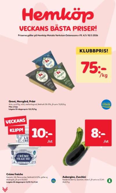 Östenssons reklamblad i vecka 19 sida 1