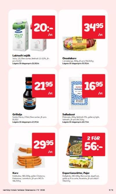 Östenssons reklamblad i vecka 19 sida 9