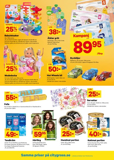 City Gross reklamblad i vecka 19 sida 9