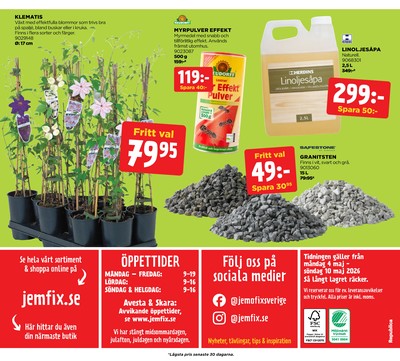 Jem & Fix reklamblad i vecka 19 sida 20