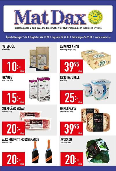 MatDax reklamblad i vecka 19 sida 1